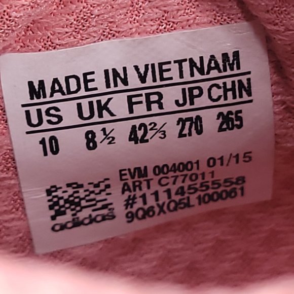 Adidas Women's Pink Green Camo SL Loop Size 10 - Picture 11 of 11